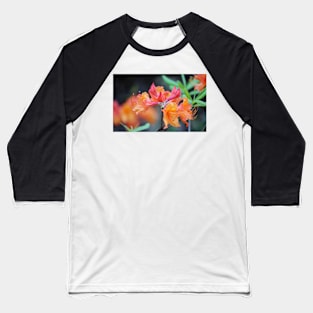 Pink And Peach Wild Azaleas Baseball T-Shirt